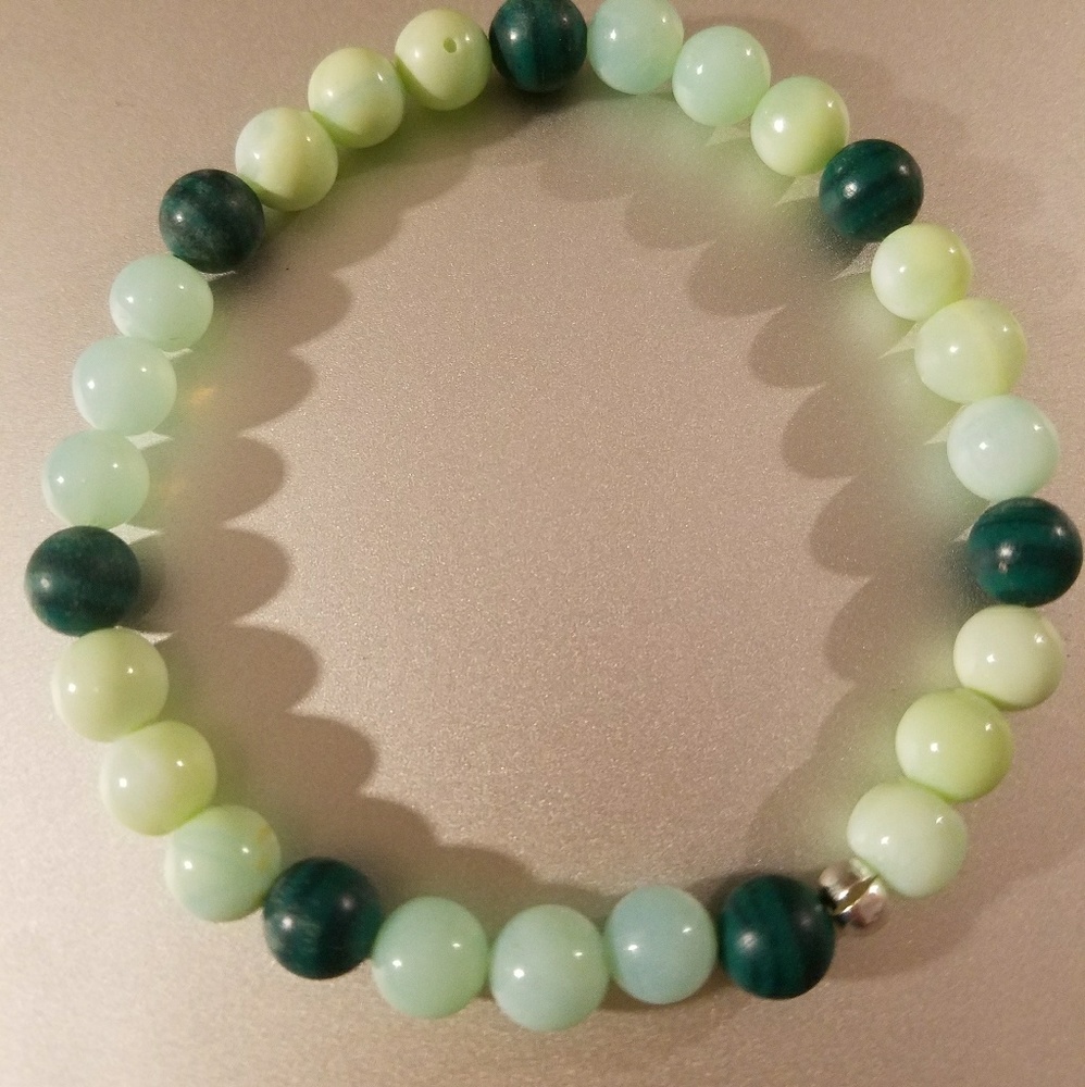 Peruvian opal bracelet